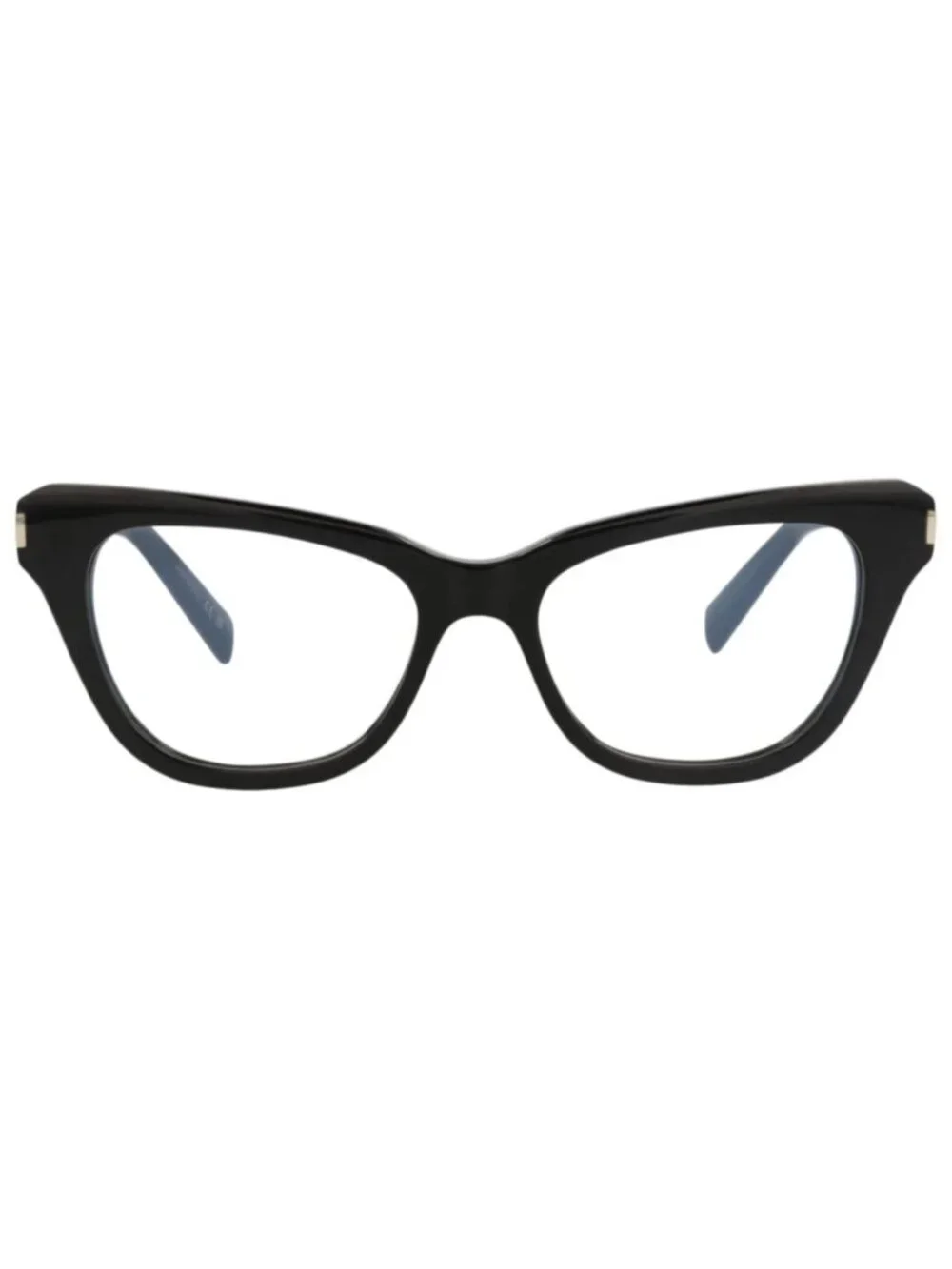 New Saint Laurent Women's Eyeglasses Cat Eye Acetate Frame Black Black